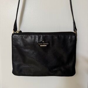 Kate Spade New York Triple Gusset Crossbody - Black